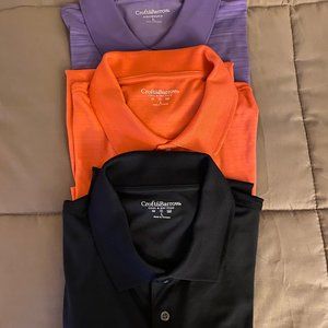 3-Croft and Barrow 100 % poly short sleve polo